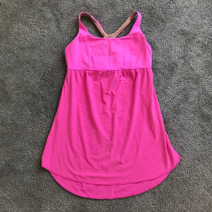 VGUC Lululemon Venus Tank in Pow Pink Light | Size 6
